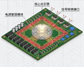 Hibridni PCB integriranega vezja Photon